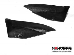 Tesla Model S Rear Diffuser Splitters - Carbon Fiber